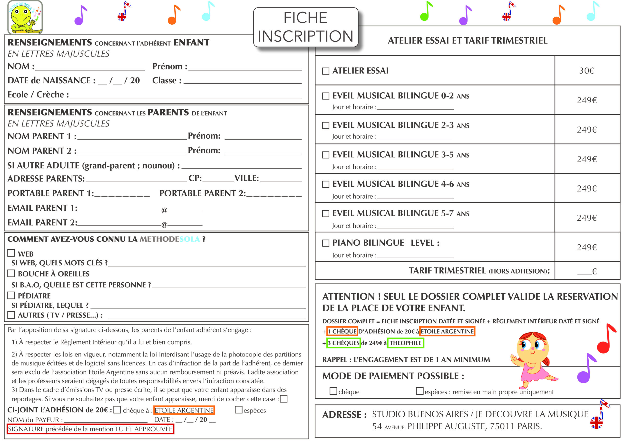 Fiche-Inscription-Eveil-musical-bebe-cours-piano-enfant-Methode-SOLA 20-21