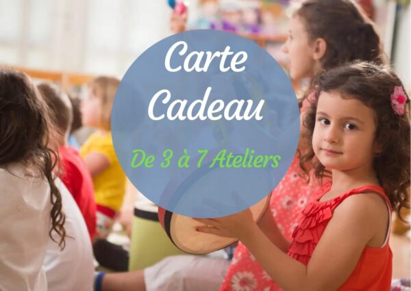 Carte cadeau atelier musical