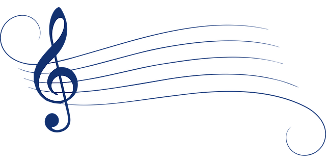 clé de sol avec portée 5 lignes